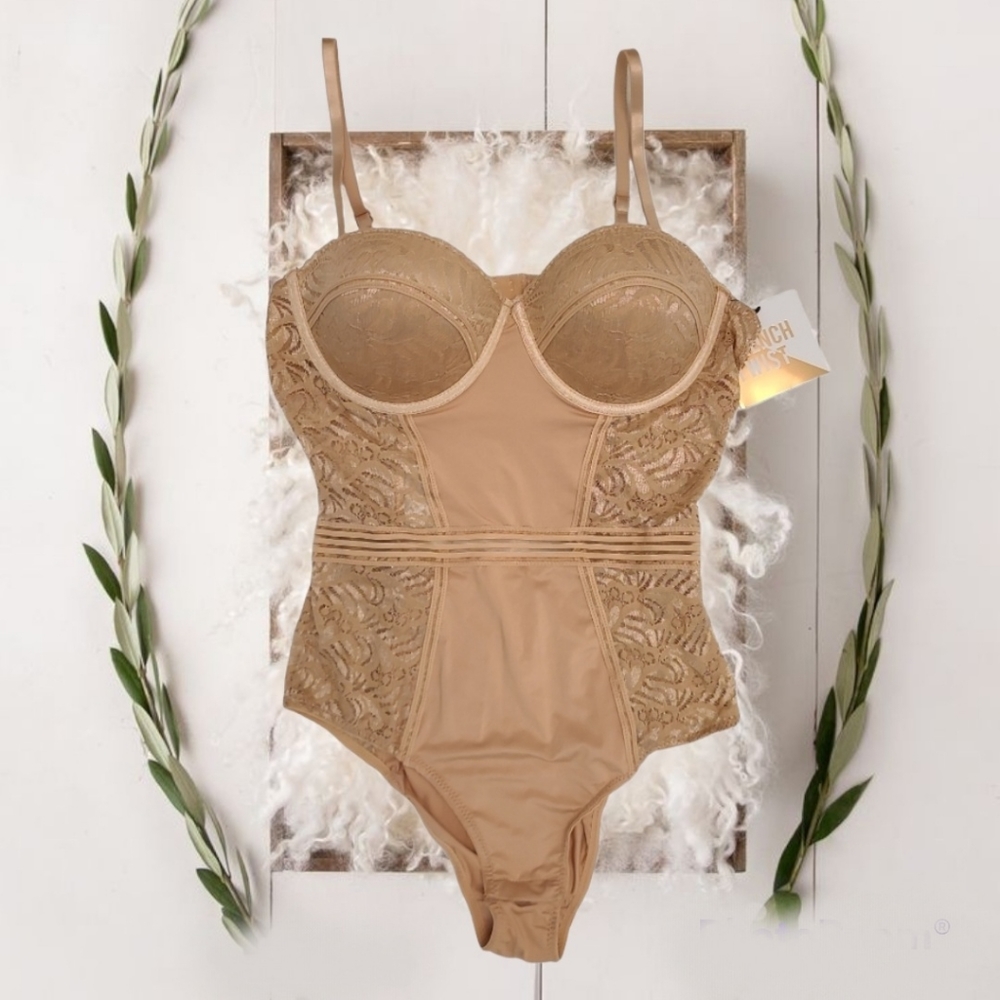 French Twist Lingerie Lace Bodysuit